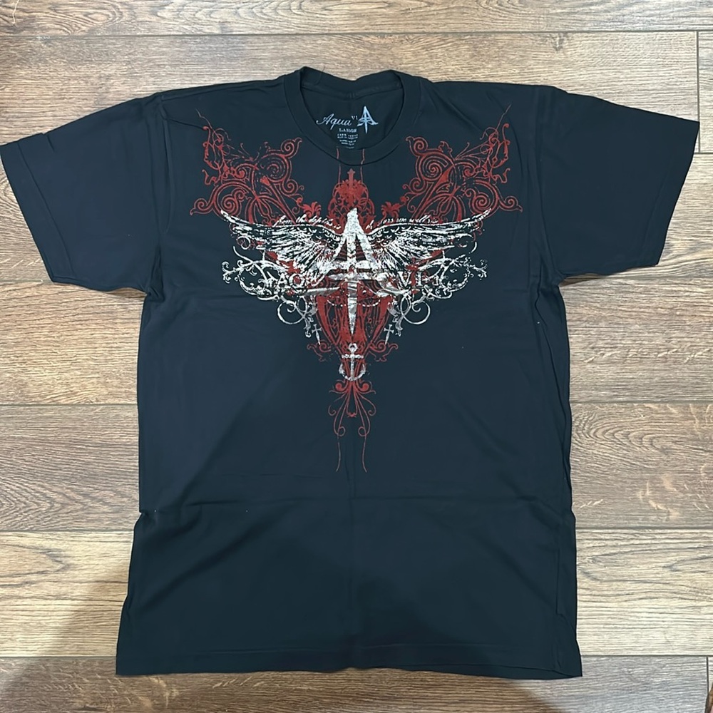 Aqua Designer Short Sleeve T-Shirt